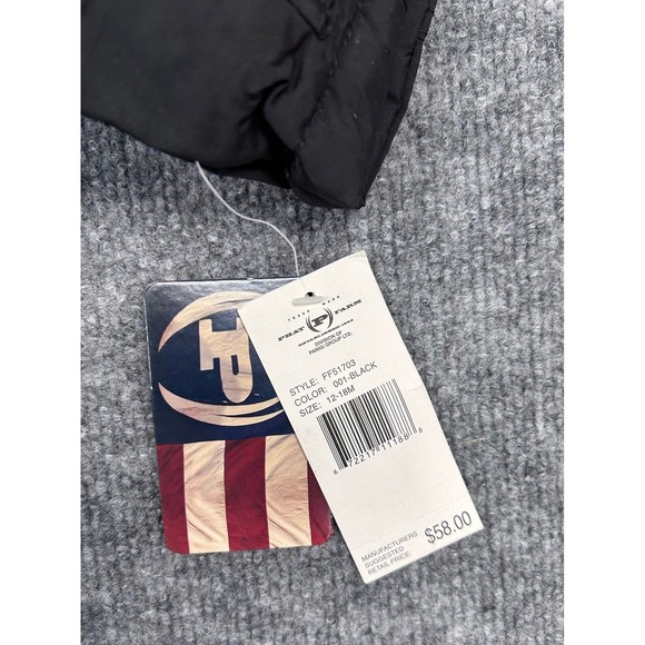 Phat Farm Vintage Black Hooded Fur Trimmed Parka Jacket‎ Toddler Boys 12-18 Mo - Picture 9 of 10